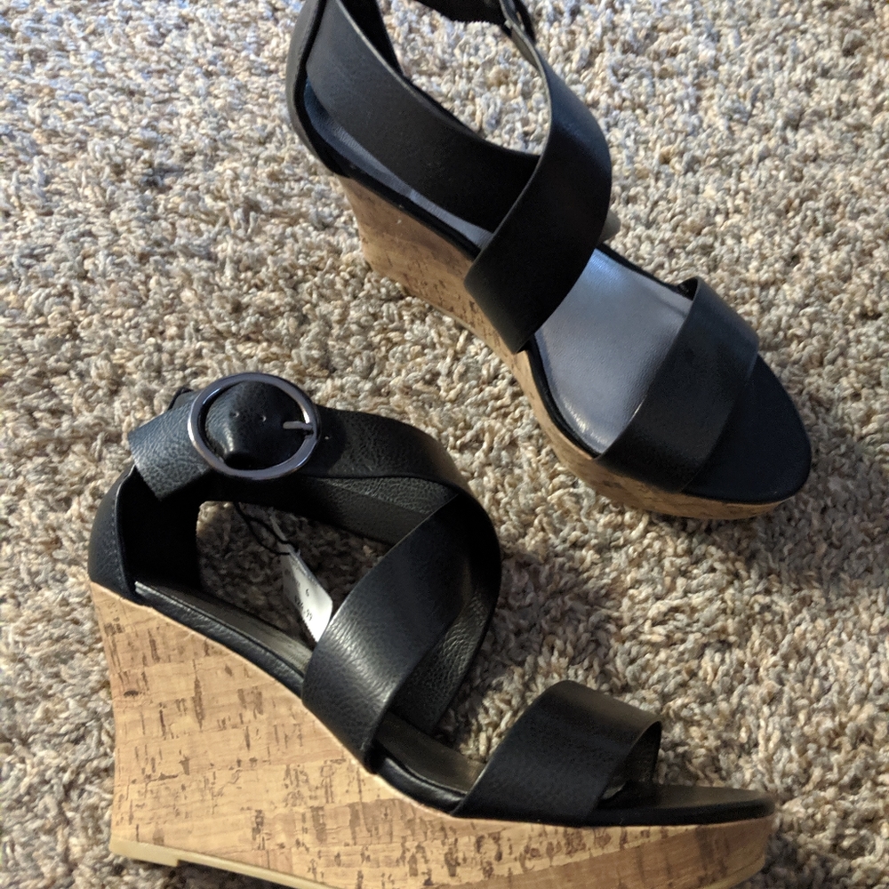 Strappy wedges 2/$10